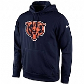 Men's Chicago Bears Nike KO Logo Essential Hoodie - Navy Blue,baseball caps,new era cap wholesale,wholesale hats